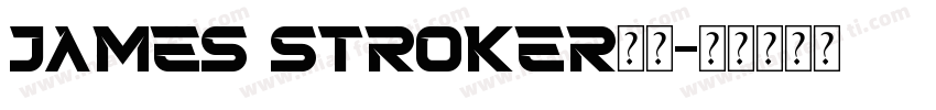James Stroker字体字体转换